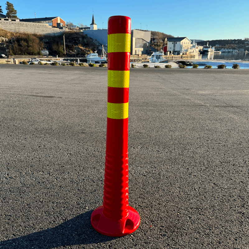 Fleksibel stolpe i PVC, 750mm høyde - 2 pakning